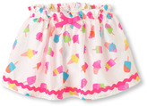 Thumbnail for your product : Children's Place Ice cream print paper bag waist skort