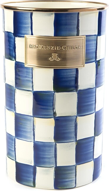 Mackenzie Childs MacKenzie-Childs Royal Check Utensil Holder