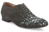Thumbnail for your product : Maison Margiela Paint Splattered Calf Leather Oxfords