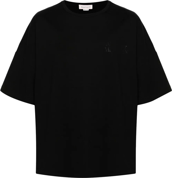 Alexander McQueen logo-print cotton T-shirt