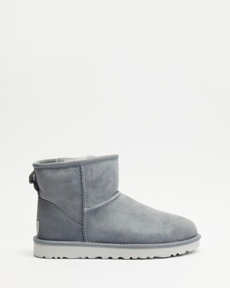 UGG Women's Blue Boots - Classic Mini Boots - Women's - Size 6 at The Iconic