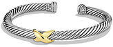 Thumbnail for your product : David Yurman X Bracelet with Gold