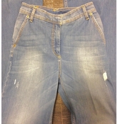 Thumbnail for your product : RED Valentino Blue Cotton Jeans