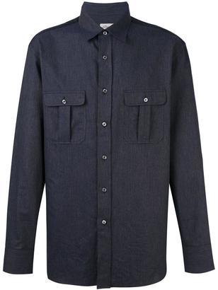 Brioni flap pockets shirt - men - Cotton - XXL