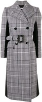 Thumbnail for your product : Givenchy Check Print Double-Breasted Coat
