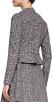 Thumbnail for your product : Theory Kinde Front-Zip Tweed Jacket