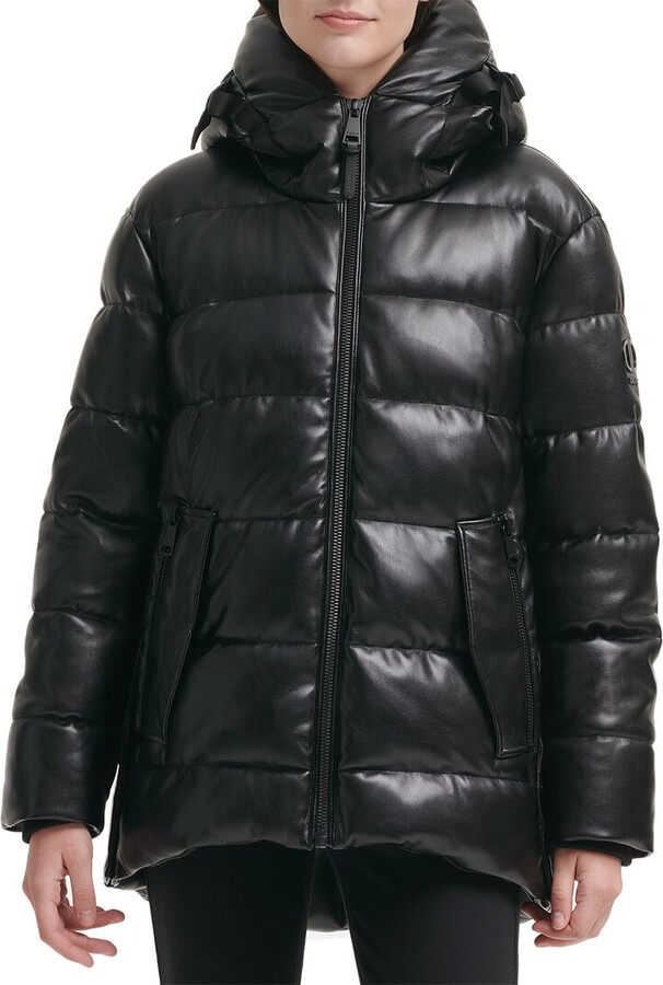 DKNY Puffer Medium Coat ShopStyle