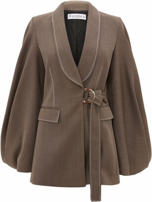 J.W.Anderson Balloon-Sleeve Belted Jacket