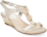 Thumbnail for your product : Anne Klein Dustee T-Strap Mid Wedge Sandals
