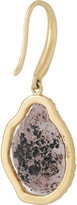 Thumbnail for your product : Kimberly 18-karat rose gold, geode and diamond earrings