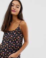 Thumbnail for your product : Noisy May ditsy printed sleeveless cami dress with pockets