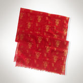 Thumbnail for your product : Ralph Lauren Equestrian Wool Scarf