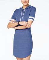 Thumbnail for your product : Ultra Flirt Juniors' Striped-Sleeve Hoodie Dress