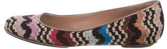 Missoni Abstract Round-Toe Flats
