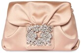 Thumbnail for your product : Roger Vivier Mini Petit Bouquet Satin Drape Bag