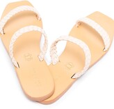 Thumbnail for your product : ST. AGNI Juliet woven flat sandals