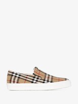 Thumbnail for your product : Burberry Beige Thompson Vintage Check Sneakers