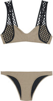 Thumbnail for your product : Shimmi Knox lattice-trimmed bikini