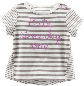 Osh Kosh Oshkosh Lilac Striped Tee - Baby Girls newborn-24m