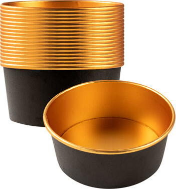 Restaurantware-Foil Lux 37 Ounce Take Out Containers 50 Insulated Foil Lining Food Container - Greaseproof White Paper To Go Food Containers For Ho