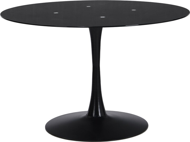 Dunelm Addison Tulip Dining Table Round 120cm Black ShopStyle