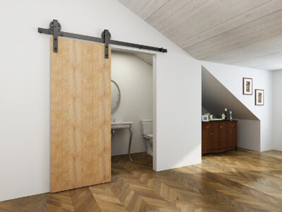 Miseno Standard Single Single Door Barn Door Hardware Kit