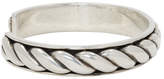 Thumbnail for your product : Saint Laurent Silver Rope Bracelet