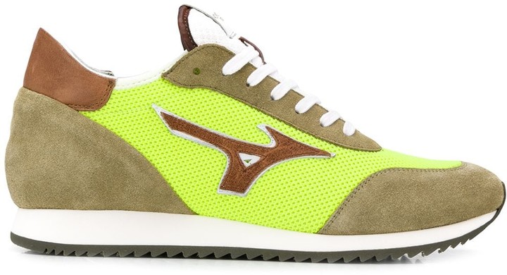 mizuno sneakers mens yellow