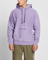 Thumbnail for your product : Champion Purple Hoodies - Garment Dye Reverse Weave Hoodie - Unisex - Size M at The Iconic