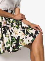 Thumbnail for your product : Dolce & Gabbana Lilium Print Poplin Mini Skirt