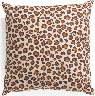 TJMAXX 20X20 Lady Leopard Pillow, Cotton/Polyester