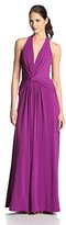 Thumbnail for your product : Halston Women's Halter Jersey Evening Gown with Twist Detail