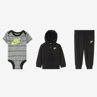 Nike Baby (0-9M) Stripe Bodysuit, Hoodie and Joggers Set - ShopStyle  Activewear Pants