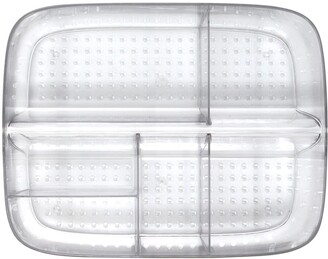 Gourmet Home Products 6-Section Clear Storage Bin