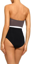 Thumbnail for your product : Jets Aspire Mesh-paneled Color-block Bandeau Swimsuit