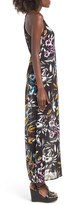 Thumbnail for your product : Band of Gypsies Women's Crochet Inset Floral Print Maxi Dress