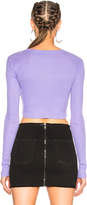 Thumbnail for your product : Cotton Citizen Venice Long Sleeve Crop Tee
