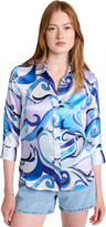 Thumbnail for your product : L'Agence Dani 3/4 Sleeve Blouse