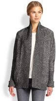 Thumbnail for your product : J Brand Ivanka Marled Cotton & Wool Cardigan