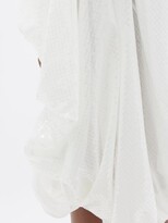 Thumbnail for your product : Junya Watanabe Draped Sequin-embellished Voile Dress - White