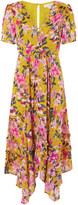 Thumbnail for your product : Monsoon Rachel Floral Hanky Hem Dress Yellow