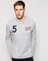 Thumbnail for your product : Hilfiger Denim Polo in Long Sleeve with Pilot Badging