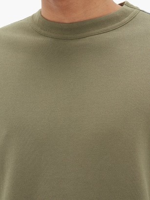 Raey Oversized Cotton-pique T-shirt - Khaki