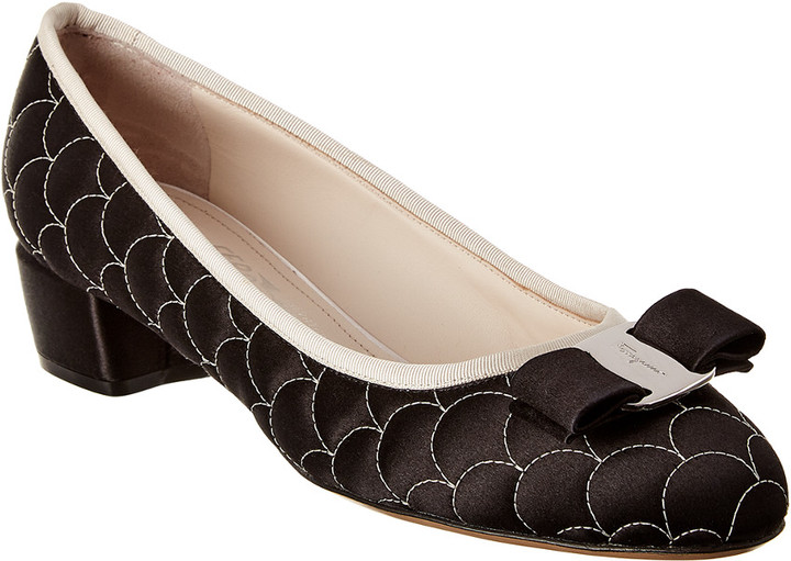 ferragamo vara quilted pump