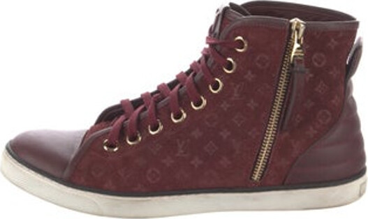louis vuitton sneakers Red Leather ref.196811 - Joli Closet