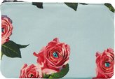 Thumbnail for your product : MSGM Mint & Red Eyed Roses Toiletpaper Edition Pouch