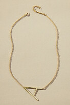 Thumbnail for your product : Anthropologie,By Anthropologie Monogram Pendant Necklace Alphabet