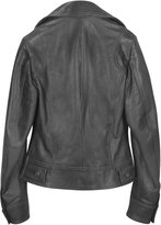 Thumbnail for your product : Forzieri Black Leather Two-Button Jacket
