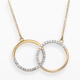 Thumbnail for your product : JLO by Jennifer Lopez Jlove by 10k gold 1/4-ct. t.w. diamond circle necklace