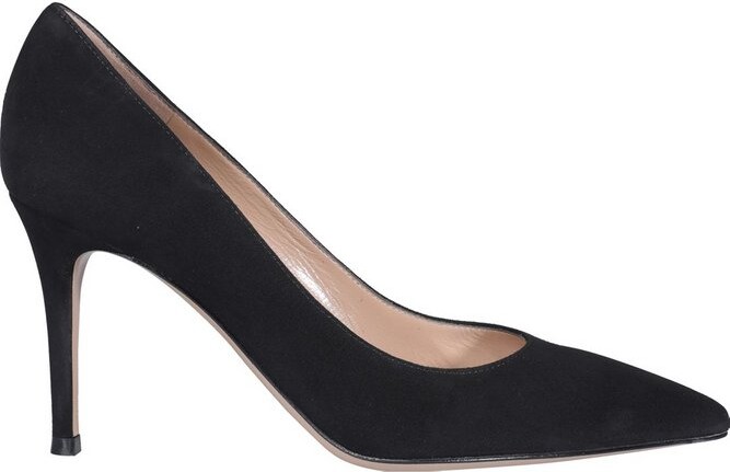 Gianvito Rossi Pointed-Toe Slip-On Pumps